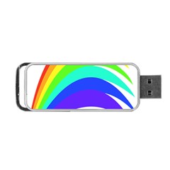 Rainbow Portable Usb Flash (one Side)