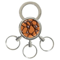 Seamless Dirt Texture 3-ring Key Chains by Nexatart