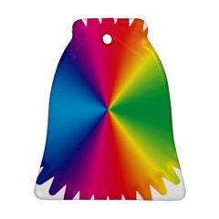 Rainbow Seal Re Imagined Bell Ornament (two Sides) by Nexatart