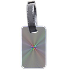 Square Rainbow Luggage Tags (two Sides) by Nexatart