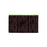 Grain Woody Texture Seamless Pattern Cosmetic Bag (XS) Back