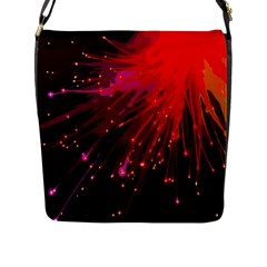 Big Bang Flap Messenger Bag (l)  by ValentinaDesign