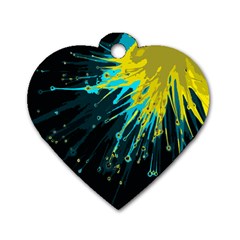 Big Bang Dog Tag Heart (two Sides) by ValentinaDesign