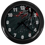 Big bang Wall Clocks (Black) Front