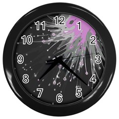 Big Bang Wall Clocks (black) by ValentinaDesign