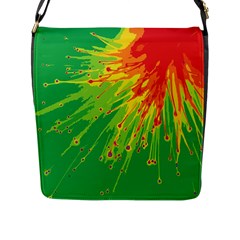 Big Bang Flap Messenger Bag (l)  by ValentinaDesign