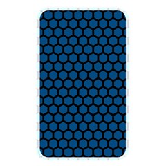 Blue Dark Navy Cobalt Royal Tardis Honeycomb Hexagon Memory Card Reader