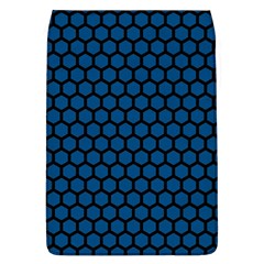 Blue Dark Navy Cobalt Royal Tardis Honeycomb Hexagon Flap Covers (l)  by Mariart