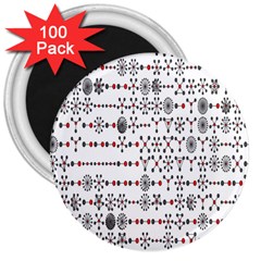 Bioplex Maps Molecular Chemistry Of Mathematical Physics Small Army Circle 3  Magnets (100 Pack)