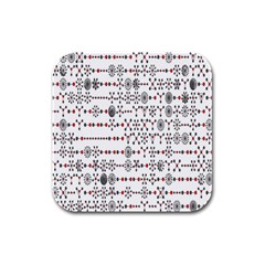 Bioplex Maps Molecular Chemistry Of Mathematical Physics Small Army Circle Rubber Square Coaster (4 Pack) 