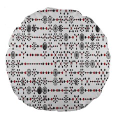 Bioplex Maps Molecular Chemistry Of Mathematical Physics Small Army Circle Large 18  Premium Flano Round Cushions by Mariart