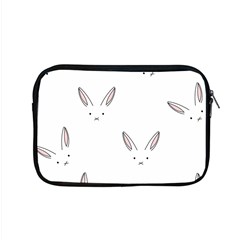 Bunny Line Rabbit Face Animals White Pink Apple Macbook Pro 15  Zipper Case