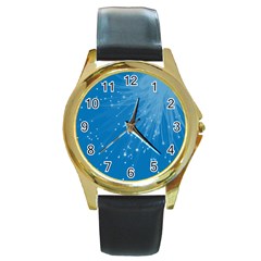 Big Bang Round Gold Metal Watch by ValentinaDesign