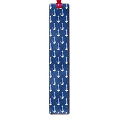 Blue White Anchor Large Book Marks