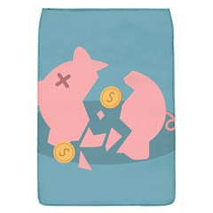 Coins Pink Coins Piggy Bank Dollars Money Tubes Flap Covers (s)  by Mariart