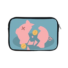 Coins Pink Coins Piggy Bank Dollars Money Tubes Apple Ipad Mini Zipper Cases by Mariart