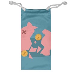 Coins Pink Coins Piggy Bank Dollars Money Tubes Jewelry Bag