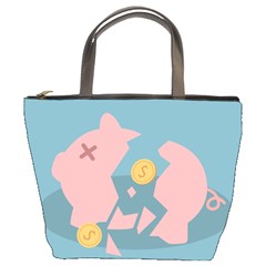 Coins Pink Coins Piggy Bank Dollars Money Tubes Bucket Bags by Mariart