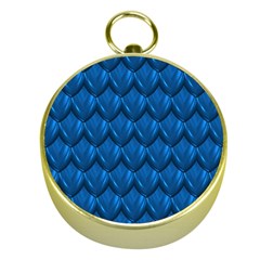 Blue Dragon Snakeskin Skin Snake Wave Chefron Gold Compasses by Mariart