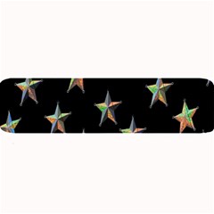 Colorful Gold Star Christmas Large Bar Mats by Mariart