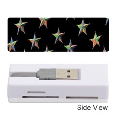 Colorful Gold Star Christmas Memory Card Reader (stick) 