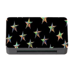 Colorful Gold Star Christmas Memory Card Reader With Cf
