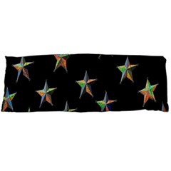 Colorful Gold Star Christmas Body Pillow Case (dakimakura) by Mariart