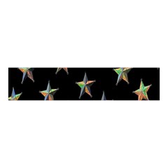 Colorful Gold Star Christmas Velvet Scrunchie by Mariart