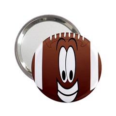 Happy Football Clipart Excellent Illustration Face 2 25  Handbag Mirrors by Mariart