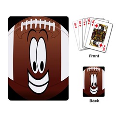 Happy Football Clipart Excellent Illustration Face Playing Card