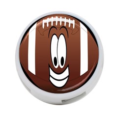 Happy Football Clipart Excellent Illustration Face 4-port Usb Hub (one Side) by Mariart