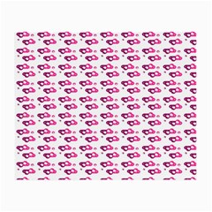 Heart Love Pink Purple Small Glasses Cloth by Mariart