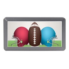 Helmet Ball Football America Sport Red Brown Blue Green Memory Card Reader (mini) by Mariart