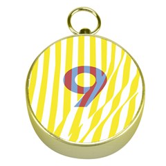 Number 9 Line Vertical Yellow Red Blue White Wae Chevron Gold Compasses by Mariart