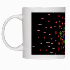 Molecular Chemistry Of Mathematical Physics Small Army Circle White Mugs by Mariart