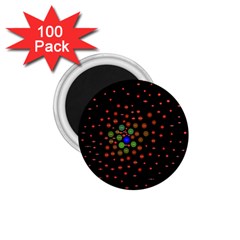 Molecular Chemistry Of Mathematical Physics Small Army Circle 1 75  Magnets (100 Pack) 