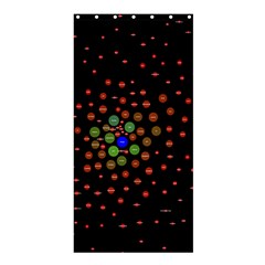 Molecular Chemistry Of Mathematical Physics Small Army Circle Shower Curtain 36  X 72  (stall)  by Mariart