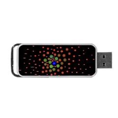 Molecular Chemistry Of Mathematical Physics Small Army Circle Portable Usb Flash (one Side) by Mariart