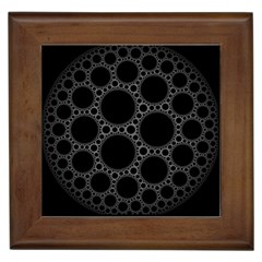 Plane Circle Round Black Hole Space Framed Tiles