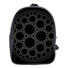 Plane Circle Round Black Hole Space School Bags(large) 