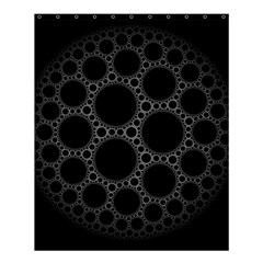 Plane Circle Round Black Hole Space Shower Curtain 60  X 72  (medium)  by Mariart