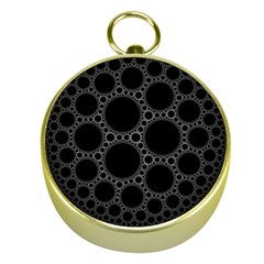 Plane Circle Round Black Hole Space Gold Compasses by Mariart