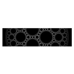 Plane Circle Round Black Hole Space Satin Scarf (oblong) by Mariart