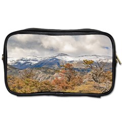 Forest And Snowy Mountains, Patagonia, Argentina Toiletries Bags by dflcprints