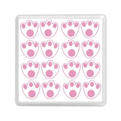 Rabbit Feet Paw Pink Foot Animals Memory Card Reader (square)  by Mariart