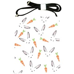 Rabbit Carrot Pattern Weft Step Face Shoulder Sling Bags by Mariart