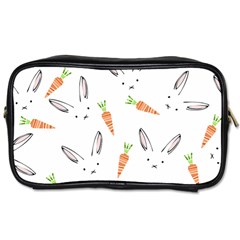 Rabbit Carrot Pattern Weft Step Face Toiletries Bags 2-side