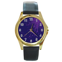 Big bang Round Gold Metal Watch