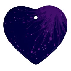 Big bang Heart Ornament (Two Sides)