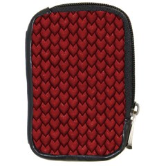 Red Snakeskin Snak Skin Animals Compact Camera Cases